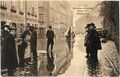 Hochwasser-Katastrophe <!--LINK'" 0:3-->, Heiligenstraße Richtung Untere Fischerstraße, Feb. 1909