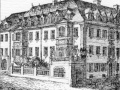 Steindruck des ehemaligen Reich´schen Hauses <a class="mw-selflink selflink">Alexanderstraße 22</a> von 1835