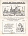 Evangelisches Gemeindeblatt für Fürth und Umgebung, Festnummer zum Fürther Reformationsjubiläum 1528 - 1928
