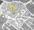 Gänsberg-Plan, Bergstraße 10 und 12 sind rot markiert
