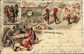 Gruß von der <!--LINK'" 0:220-->, historische Ansichtskarte, um 1900