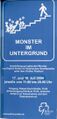 Flyer zur Ausstellung "Monster im Untergrund" von <!--LINK'" 0:25--> im <a class="mw-selflink selflink">Grüner-Keller</a> am 17.+18. Juli 2004