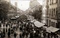 Gruß von der <!--LINK'" 0:143-->, historische Ansichtskarte mit Blick in die Nürnberger Straße, um 1910