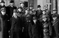 Mitarbeiter der Zivilverwaltung im besetzten Thorn aus Fürth, in der Mitte mit Uniform OB Franz Jakob, 1941