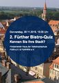 2. Fürther Bistro-Quiz, mit dem Förderverein Haus der Volkshochschule Fürth e. V. und FürthWiki e. V., Nov. 2019