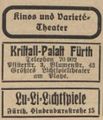 Werbung im Fürther Adressbuch von <a class="mw-selflink selflink">1931</a> vom 