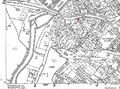 Gänsberg-Plan Stadt Fürth, Königstraße 14 rot markiert