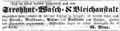 Zeitungsanzeige des Hutmachers <!--LINK'" 0:18-->, März 1873