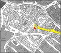 Gänsberg-Plan, Mohrenstraße 25 rot markiert