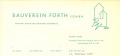 Historischer Briefkopf der Baugenossenschaft <i>Bauverein Fürth</i> von 1967
