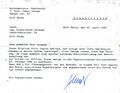 Beschwerdebrief der <!--LINK'" 0:37--> an Nachbarn Schaack wegen "Schattenwurf einiger Äste" im April 1983