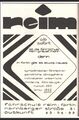 Werbung der Fahrschule Reim in der Schülerzeitung <!--LINK'" 0:29--> Nr. 1 1976