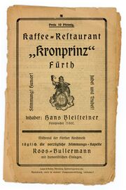 Gesangsbuch zur Kärwa vom Kaffee Kronprinz um 1900.jpg