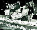 Grüner Wahlkampf 1989 in der Fußgängerzone, im Bild v. l. n. r.: Lore Schindowski, Evelyn Streit, <!--LINK'" 0:146-->