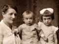 Babette Mulini mit den Kindern Leopold und Marianna