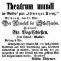 "Theatrum mundi" im Gasthof <!--LINK'" 0:29-->, Mai 1853