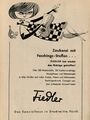 Werbung vom Modehaus Fiedler in der Schülerzeitung <!--LINK'" 0:51--> Nr. 3 1961
