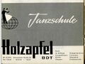 Werbung vom Tanzinstitut Holzapfel in der Schülerzeitung <!--LINK'" 0:181--> Nr. 5 1965