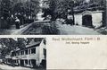Restauration Wolfschlucht, alte Postkarte gel. 1918