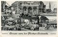 Gruß von der <!--LINK'" 0:6-->, historische Ansichtskarte mit Aufnahme von der Aussteuerungs-Anstalt - Heiratskasse, um 1930