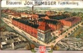 Alte Ansichtskarte mit den Gebäuden der [[Brauerei Humbser]]