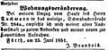 Zeitungsanzeige von <!--LINK'" 0:19-->, Juli 1851