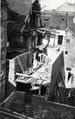 Zerstörungen in der <!--LINK'" 0:10--> nach Fliegerangriff 28. 11. 1944; hier Schlafzimmer im ersten Stock und Rednitzhof 1