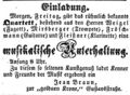 Zeitungsanzeige von Jean Braun, Wirt "<!--LINK'" 0:13-->, März 1851