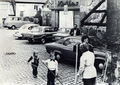 Waagplatz, im Hintergrund die ehem. Kneipe Cafe Insel, ca. 1979