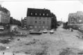 Das Haus Königstraße 6; rundherum der Abriss des Gänsbergs innerhalb der <!--LINK'" 0:35-->, ca. 1975