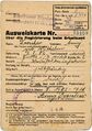 Ausweiskarte über die Registrierung beim Arbeitsamt für die Wirtin Anny Drescher, 1946