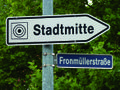 Fronmüller-Straßenschild