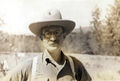 Emil Berolzheimer auf der Jagd im Gebiet des Yellowstone River(Montana/USA), um 1920