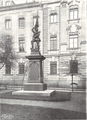 Kriegerdenkmal, Hallplatz, Aufnahme um 1907