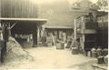 Fabrikgelände von Göso in der Dr.-Mack-Str. 32 -  38 während des 2. Weltkriegs. Im Hintergrund rechts oben der Seitengiebel von 