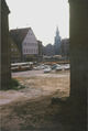 Blick über den ehemaligen Standort des Geleitshauses in Richtung Grüner Markt und <!--LINK'" 0:70-->, links angeschnitten Rückgebäude von <!--LINK'" 0:71-->, rechts Geleitsgasse 7
