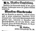 Anzeige Kohler, Fürther Tagblatt 31.1.1854