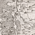 Ausschnitt aus: "Nürnberg, mit dero Gegend", 1716 (Maßstab ca. 1:100 000)