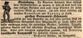 Werbeannonce für eine Faschingsveranstaltung im Lokal im <!--LINK'" 0:12-->, Februar 1840