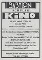Werbung Kino <!--LINK'" 0:28--> in der Schülerzeitung <!--LINK'" 0:29--> Nr. 2 1991