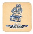 Bierdeckel der Brauerei Humbser-Geismann AG zu Weihnachten, ca. 1960