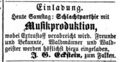 Eckstein Anzeige, Fürther Tagblatt 15. Juli 1865
