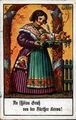 Gruß von der , historische Ansichtskarte gezeichnet vom Münchner Maler Max Luber, die gleichen Karten wurden auch zum Oktoberfest in München verkauft - lediglich der Untertitel wurde von Stadt zu Stadt angepasst, um 1920