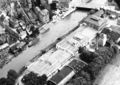 Ansichtskarte Luftbildaufnahme vom alten Schlachthof, ca. 1960
