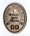 Etikett für Mehlsäcke, Weizenmehl Typ 405 - ehemals "Weizenmehl Auszug 00", um <!--LINK'" 0:93-->.