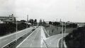Bauarbeiten an der Stadtgrenze für den Frankenschnellweg - links im Bild die  Emil Stahl GmbH & Co. KG, rechts die Em-eukal Werke, Juli 1968
