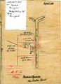 Seite 5
Bauplan 1922 der Gaststätte  am  und "Verwaltungsakt" zur Errichtung einer Einfriedung (Zaun)