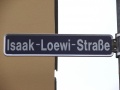 Straßenschild Isaak-Loewi-Straße