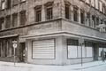 Eckhaus Schwabacher Str. 46 / <!--LINK'" 0:204--> 2 mit Ladeneinbau. 1960 abgerissen für Neubau Woolworth. Aufnahme Winter 1959