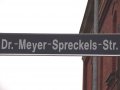 Straßenschild Dr.-Meyer-Spreckels-Straße